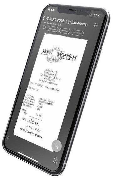An example of what a PDF looks like in the Genius Scan app.